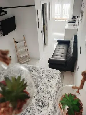 Una televisión o centro de entretenimiento en Casa Ria