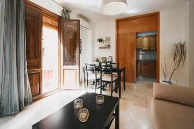 Una cocina o zona de cocina en La Fonda del Arco