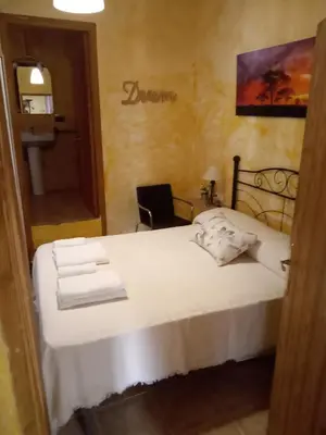 Cama o camas de una habitación en Miguel y Rosa