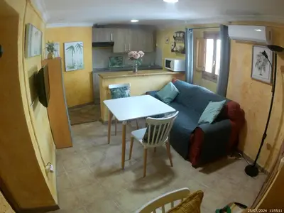 Zona de estar de Miguel y Rosa