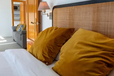 Cama o camas de una habitación en lux&Cool Paseo Marítimo