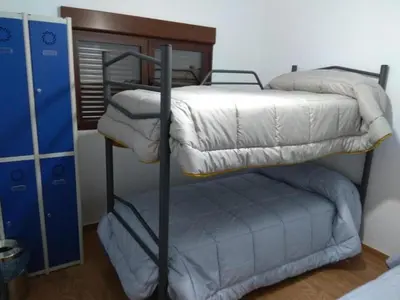 Cama o camas de una habitación en Casa Rural El Albergue