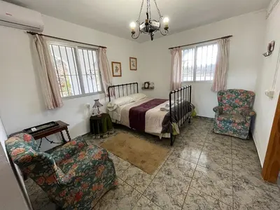 Cama o camas de una habitación en Casa Rural Los Caleros