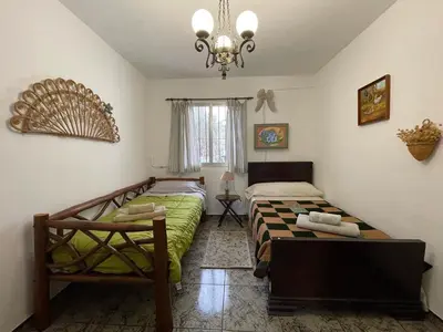 Cama o camas de una habitación en Casa Rural Los Caleros