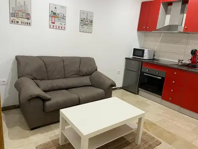 Una cocina o zona de cocina en Apartamento en Olula del Río