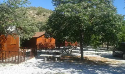 Paisaje cerca de este camping resort