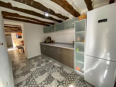 Una cocina o zona de cocina en Casa rural La Hidalga
