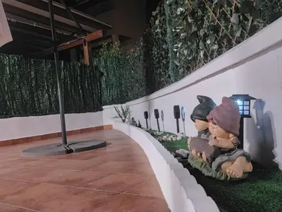 Jardín al aire libre en Apartamento Naturista Vera Paradise