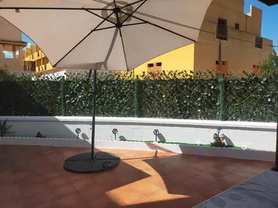 Un balcón o terraza de Apartamento Naturista Vera Paradise