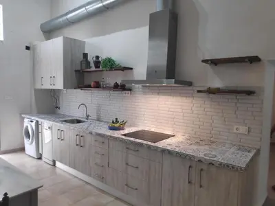Una cocina o zona de cocina en Casa Teatro RAÍCES