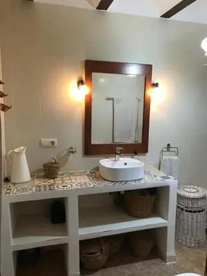 Un baño de Casa Teatro RAÍCES