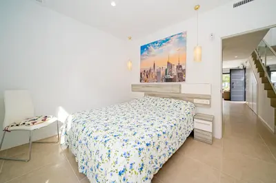 Cama o camas de una habitación en Villa Serena