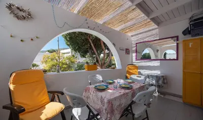 Zona de estar de Casa el Jardin de Indalo - Mojacar Playa
