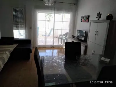 Una televisión o centro de entretenimiento en MOJACAR PLAYA