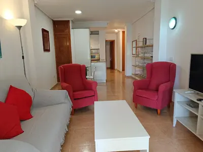 Zona de estar de Bahia de Vera Apartamento Jazmin