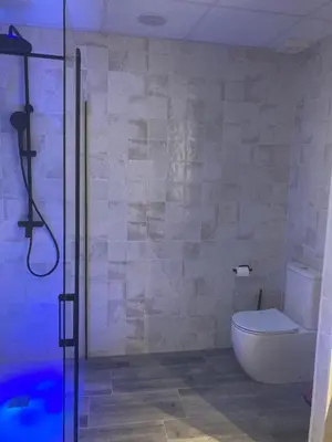 Un baño de Alojamiento rural Los Pérez Lucainena de las Torres