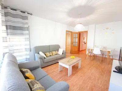 Zona de estar de Expoholidays - Summer Apartment