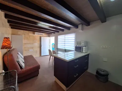Una cocina o zona de cocina en Paraiso de Vera Fatu Hiva Atico
