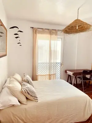 Cama o camas de una habitación en Oasis La Isleta