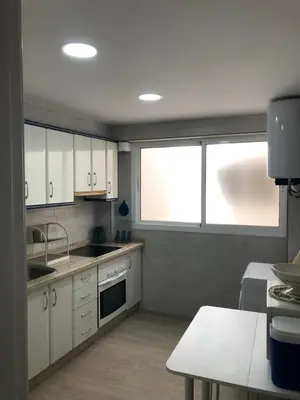 Una cocina o zona de cocina en Zapillo Playa de Almería