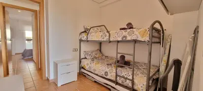 Cama o camas de una habitación en Homes of Spain, Atico Lomas del Mar V con vistas al mar y solárium grande, WIFI