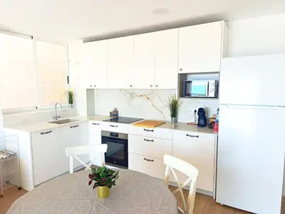 Una cocina o zona de cocina en Apartamento La Isla