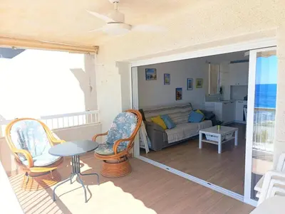 Zona de estar de Apartamento La Isla