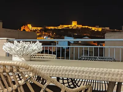 Un balcón o terraza de Exclusivo Atico con vistas en el centro de Lorca