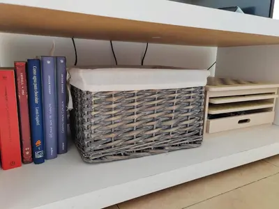 Biblioteca en el apartamento