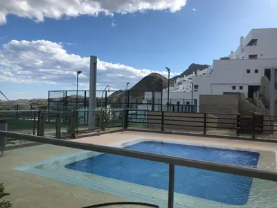 Piscina en o cerca de Mundo de sol golf et plage
