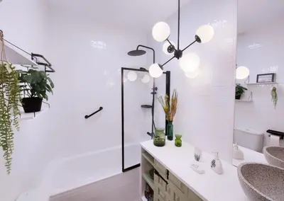 Un baño de CASA CARBÓN
