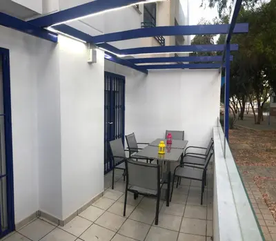 Un balcón o terraza de Motorhome beach house