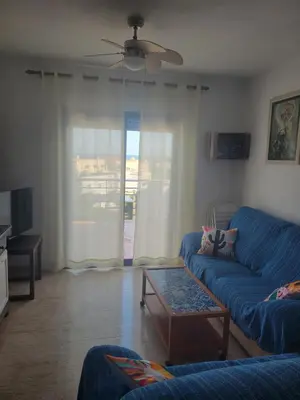 Zona de estar de Apartamento La Perla Azul