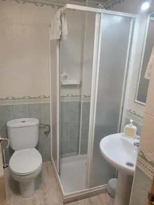 Un baño de Apartamento La Perla Azul