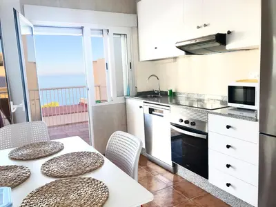 Una cocina o zona de cocina en La Paloma, Chalet a pie de playa