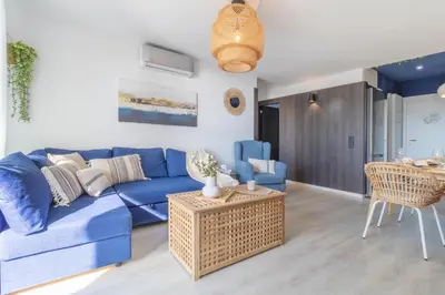 Zona de estar de Apartamento Dream View Aguadulce
