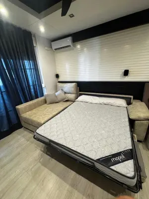 Cama o camas de una habitación en Bungalows del Golf Almerimar