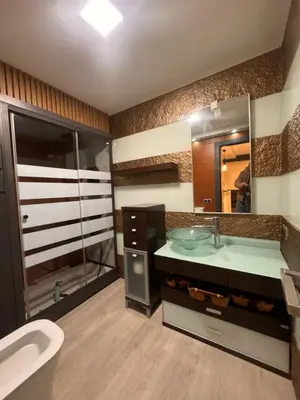 Un baño de Bungalows del Golf Almerimar