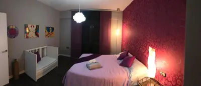Cama o camas de una habitación en Atico3 - Ciudad de Berja