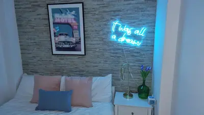 Cama o camas de una habitación en El Sueño de Sheyla Aguadulce