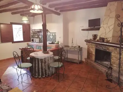 Zona de estar de Apartamentos Rurales Lanteira