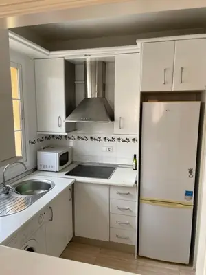 Una cocina o zona de cocina en Brisa y Mar Aguadulce