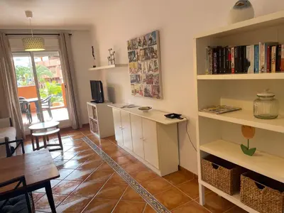 Una cocina o zona de cocina en Apartamentos Mar Azul
