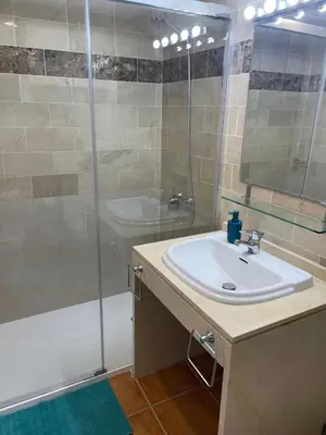 Un baño de Apartamentos Mar Azul