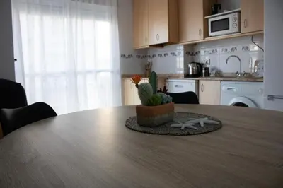 Una cocina o zona de cocina en Apartamento céntrico y acogedor