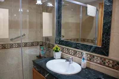 Un baño de Apartamento céntrico y acogedor