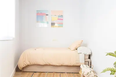 Cama o camas de una habitación en La Casa del Álamo