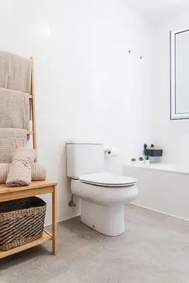 Un baño de La Casa del Álamo