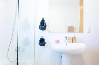 Un baño de La Casa del Álamo