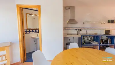 Una cocina o zona de cocina en CALA ARENA-CARBON